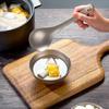 Cuchara de Sopa de Titanio Puro, Antibacteriana y Resistente al Moho, Cuchara para el Hogar, Cuchara de Arroz de Grado Alimenticio, Cuchara de Metal con Mango Largo, Cuchara para Mezclar, Exclusivamente para Suministro Transfronterizo