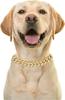 Accesorios para Mascotas Collar Gato Ragdoll Correa para Perro Collar Placa para Perro con Pedrería Cadena Cubana Metal Gato Collar con Pedrería