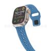 Adequado para Série 9/10/Ultra2 da Apple Pulseira de Silicone com Fivela Reversa de Malha Pulseira Esportiva Apple para iWatch