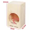 Caja Vacía de Madera Maciza 4 pulgadas 5 pulgadas 6.5 pulgadas 8 pulgadas Caja Vacía para Altavoz Caja de Estantería de Madera de Dos Vías Altavoz de Laberinto de Rango Completo