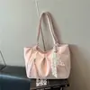 Nova Bolsa Tote de Grande Capacidade para Mulheres 2026, Bolsa de Ombro Simples e Versátil, Bolsa de Mão da Moda Casual para o Dia a Dia, Bolsa Plissada