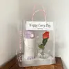 Bolsa Transparente Popular Saco para Chá de Leite Saco de Embalagem para Café e Sobremesa Bolsa para Duas Xícaras Bolsa para Uma Xícara Embalagem para Levar