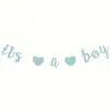¡Es una Niña y Es un Niño! Banner para Fiesta de Revelación de Género Decoraciones para Fiesta de 1er Cumpleaños del Bebé