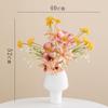 Flor artificial Shumen arreglo floral para sala de estar flor de seda flor falsa ramo original decoración de mesa de estudio de escritorio adornos de alto sentido