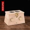 Cajas de Moxibustión de un Agujero y de Doble Agujero, Cajas de Moxibustión Portátiles, Cajas de Moxibustión de Bambú Espeso y Cajas de Moxibustión Completamente de Madera Disponibles