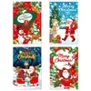 Decoração de Natal transfronteiriça adesivos para garrafas de vinho festa de feliz natal adesivos adesivos para garrafas de vinho
