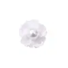 Super fada chiffon florzinha branca renda de malha pérola flor renda flor DIY feito à mão all-match grampo de cabelo acessórios de cabelo acessórios de vestuário atacado