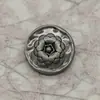 Botones Metálicos Redondos de Flor Estilo Medieval Botones Cosidos a Mano Tops para Mujer Ropa de Abrigo de Lana Accesorios Botones para Traje