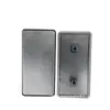 Tapa final de perfil de aluminio 203040455060809010 aleación de aluminio tubo cuadrado tapón de plástico placa de cubierta de marco cubierta