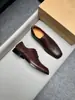 Zapatos Oxford para Hombre CL Piel Genuina Textura Lichi Punta Cuadrada de Moda con Cordones Formales de Cuero Versátiles para Negocios Casuales Zapatos de Hombre Piel de Vaca