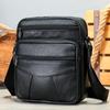 Bolsa Transversal Masculina Marant de Couro Genuíno, Estilo Vertical, Couro Bovino de Camada Superior, Bolsa de Ombro Único Masculina, Moderna, Em Conformidade com Regulamentos Europeus, Customização Transfronteiriça