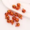 Campana Plana Estándar de 14 mm, Campana Esmerilada, Campana Pequeña Fantasía Colorida, Accesorio para Collar de Mascota DIY
