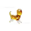 Zibo Enfeites de Vidro Joias Especialidade Artesanato Boshan Cachorrinho Feito à Mão Wangcai Lembrança Presente de Festival
