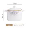 Vajilla y platos de porcelana china de hueso con relieve oscuro estilo chino para el hogar, vajilla de cerámica, plato, vajilla y combinación de platos, combinación libre