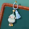 Anillo con Hebilla de Borla de Brocado de la Dinastía Song Colgante Calabaza Colgante de Calabaza Doble Cara Llavero de Bolso Adorno Terminado Venta al por Mayor desde el Fabricante