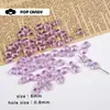 Pulsera de Cuentas Hecha a Mano de Vidrio Checo Importado Colorida para Manualidades Materiales para Joyería Accesorios Pendientes Colgante para Bolso Material Hecho a Mano