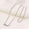 Caja de oro de 14K Gao Bao collar universal hecho a mano DIY con cuentas con aguja ajustable largo y corto pulsera de caja