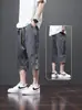 Pantalones 7/8 para Hombre 2026 Verano Corte Holgado Talla Grande Secado Rápido Shorts Casuales Delgados Transpirables Pantalones Deportivos 7/8 Modernos