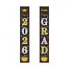 2026 Decoração de Temporada de Formatura Transfronteiriça, Casais de Formatura, Festa de Formatura, Carnaval, Celebração de Conclusão, Cortina de Porta, Bandeira Pendurada, Venda por Atacado, Personalização