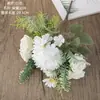 Buquê de Dente-de-leão Flor Artificial Fabricante Flor Falsa Planta Verde Decoração de Casamento Artesanato Estilo Ins Mw66795