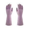 Guantes de Goma de Colores Nuevos Guantes para Lavar Platos de Mujer Látex Domésticos para Lavar Platos Nuevos Duraderos Absorbentes de Sudor Fáciles de Poner y Limpiar