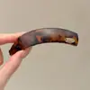 Artefacto para Coleta Alta Fija Pinza Banana Pinza para el Cabello para Mujeres Pinza de Garra de Gama Alta Exquisita para la Parte Posterior de la Cabeza Pinza para el Cabello Versátil con Lazo