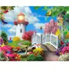 Pintura de Diamantes 5D Paisaje Colorido Pintura Decorativa Colgante Punto de Cruz con Diamantes Completos Proveedor de Exportación Mayorista