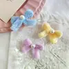 Pinza para el pelo de felpa con lazo Dopamina Dulce para Mujer, Pinza Lateral con Hilo de Perla, Pasador Tejido, Accesorio para el Cabello