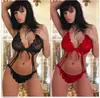 Verano Nuevo Estilo Europeo Hogar Sexy Mono Transparente Calado para Mujer Ropa Interior Sexy Traje Sexy