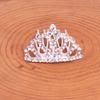 Versão coreana de coroa infantil com strass médio para meninas, performance de dança de festival, coroa de princesa para aniversário, pente, atacado