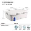 Caja de almacenamiento para cama, caja de almacenamiento para el hogar con ruedas planas, tipo cajón, para ropa, colcha, acabado de plástico