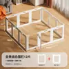 Cerca Transparente de Acrílico para Cães de Estimação de 60cm de Altura para Cães Pequenos, Cerca Doméstica Interna, Gaiola para Filhotes de Varanda