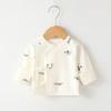 Ropa de Medio Espalda para Bebé Recién Nacido, Ropa para Bebé Recién Nacido, Tops de Algodón Puro, Ropa de Monje para las Cuatro Estaciones, Ropa sin Huesos Categoría A