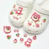 Zuecos Lindos y de Moda Estilo Ins Accesorios DIY Hebillas de Zapato Desmontables Flor de Zapato de Ballet Dibujos Animados 3D Accesorios