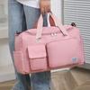 Bolsa de ginástica por atacado de fábrica com compartimento para sapatos, bolsa de bagagem de grande capacidade, bolsa de ombro esportiva, bolsa de viagem de curta distância para viagens de negócios