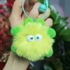 Llavero de Peluche de Conejo Rex Imitación Colgante de Elfo Accesorios Pequeños Colgante de Bolsa de Bolas de Carbón Pequeñas Colgante Decorativo para Coche Llavero