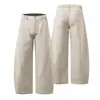 Pantalones Casuales de Corte Curvo Grande para Hombre, Estilo Unisex, Marca de Moda, Cómodos y a la Moda, Algodón de Peso Pesado, Otoño/Invierno 2026