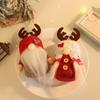 Muñeca de Navidad al por mayor Hong Kong Gorro de punto de amor Ciervo Muñeca Reno Muñeca sin rostro Decoración de escritorio Adornos