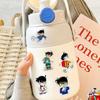 50 Calcomanías de Animación Japonesa Detective Conan para Resolver Casos Impermeables Papelería Calcomanías para Patineta Taza de Agua Venta al por Mayor Transfronterizo