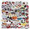 50 novos adesivos emoji de abóbora de Halloween careta de computador de festa copo térmico à prova d'água adesivos decorativos DIY