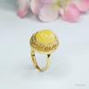 Anillo de Cera de Abejas Natural Guan Yu Amarillo Ámbar Miel Anillo Femenino Vintage Fábrica Venta al por Mayor Dropshipping S3081506
