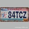 Artesanato de Metal Retrô Europeu e Americano Pinturas de Ferro Placas de Licença Bar Café Casa Pendurados Decorativos Personalizados na Parede