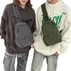 Riñonera Deportiva de Pecho a Cuadros Estilo Japonés para Hombre, Mochila Pequeña Multifuncional Ligera Versátil, Bolso de Hombro para Exteriores para Hombre, Moderno
