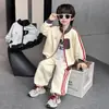 Roupa infantil, coleção de outono 2026 para meninos, novo estilo coreano, legal e estiloso, roupas de outono para meninos pequenos, roupa de outono inicial para bebês meninos
