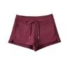 XZ234077 -24 otoño nuevo estilo europeo y americano cintura baja cordón correa caliente sexy pantalones cortos deportivos