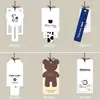 Etiquetas de joyería hechas a medida, etiquetas para aretes, etiquetas para ropa infantil, etiquetas de ropa, certificados de calidad y etiquetas colgantes transparentes de PVC