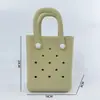 Transfronterizo Nuevo Bricolaje Dibujos Animados Versátil Accesorios Bolso Bolso de Playa Nueva Moda Nicho Bolso con Agujero para Mano Cruzado al Hombro