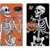 Toalla de Cocina para Halloween de Gato Negro, Fantasma, Calavera, Toalla para Platos, Estilo Granja, Temporada