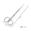 Venta al por mayor de fábrica tijeras para cejas de acero inoxidable codo corte de hilo tijeras para vello nasal tijeras de sastre herramientas de belleza Yangjiang