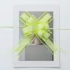Guirnalda de Cinta Colorida Color Sólido Transparente Elegante Flor Estirada a Mano Decoración de Fiesta Boda Habitación Coche de Boda Escalera Techo Lazo